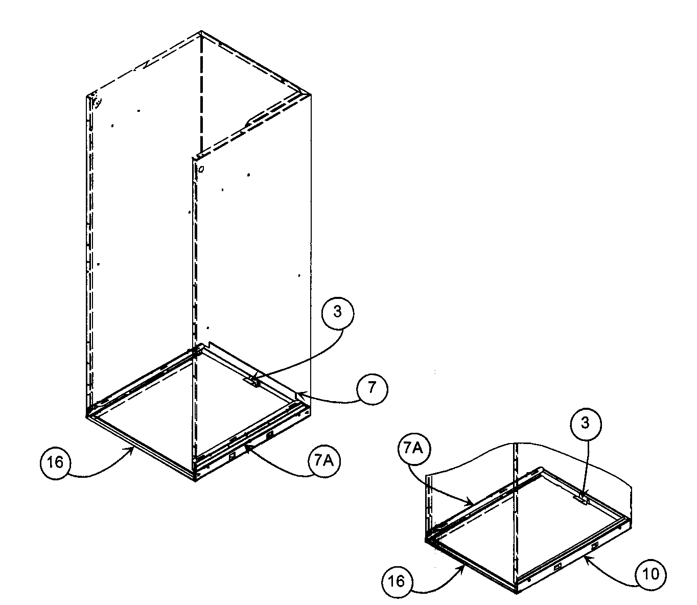 Payne PF1MNC025000 cabinet parts 2 diagram