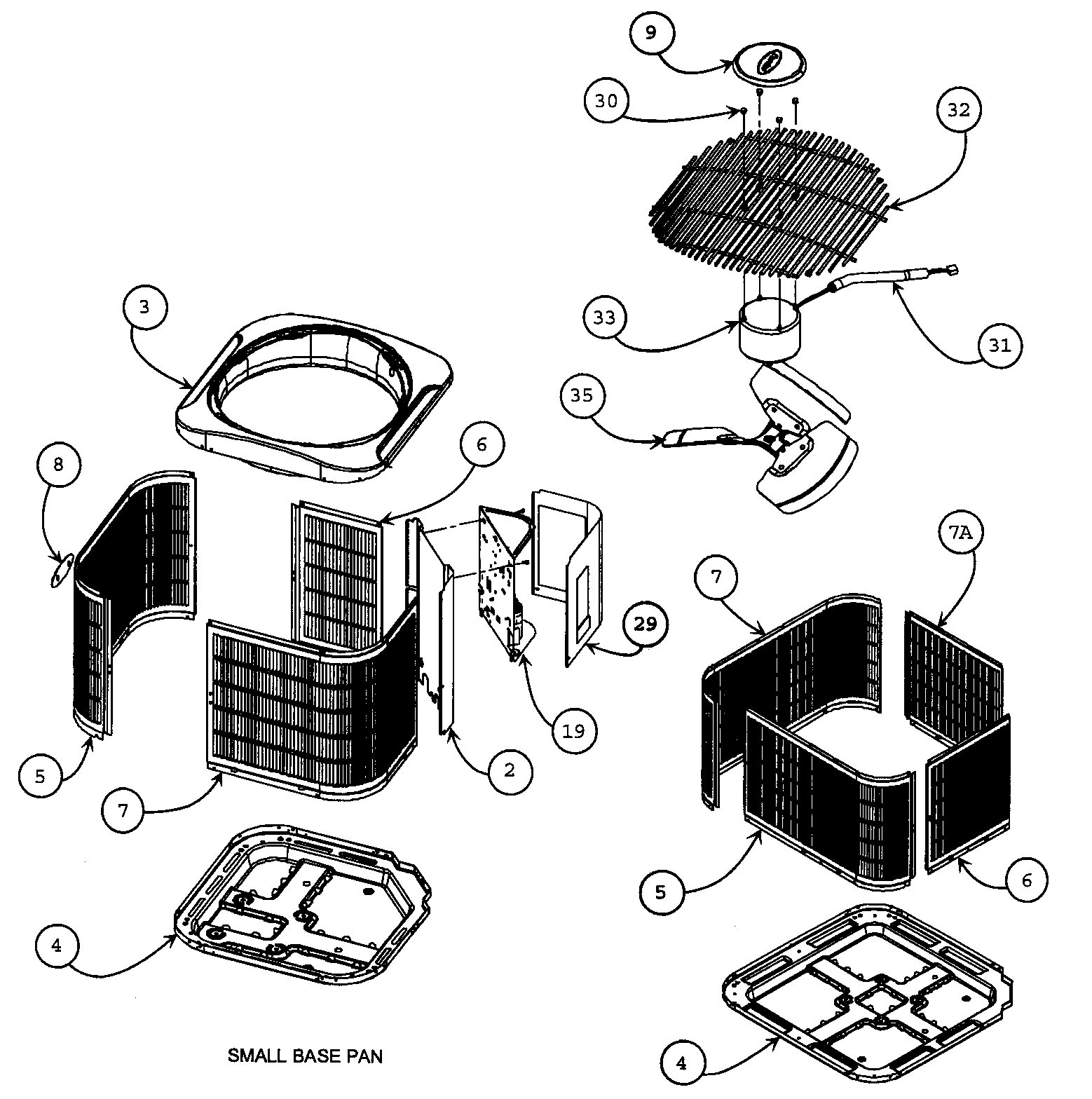 Carrier 24ACR324C0030010 cabinet parts 1 diagram