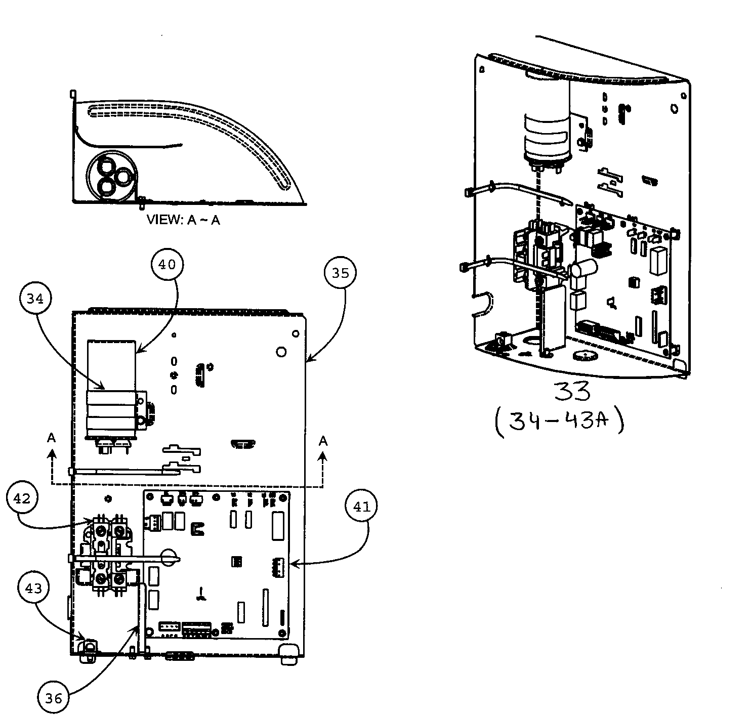 Carrier 25HPA560H0030010 cabinet parts 2 diagram