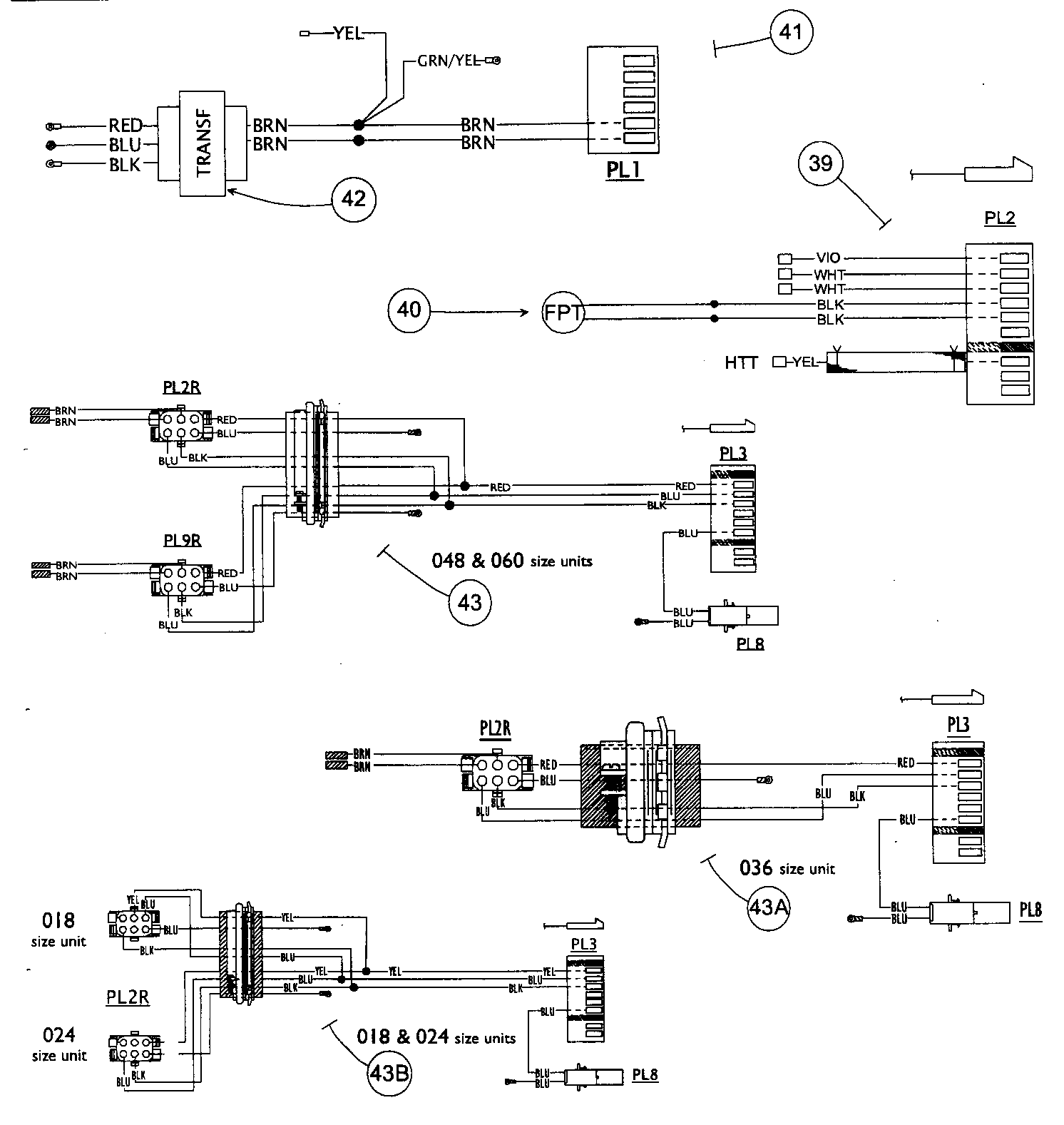 Carrier 40QAQ060300 wiring diagram diagram