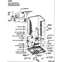 ICP T4H548GKA100 cabinet parts 1 diagram