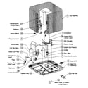 ICP T2H342GKB100 cabinet parts 1 diagram