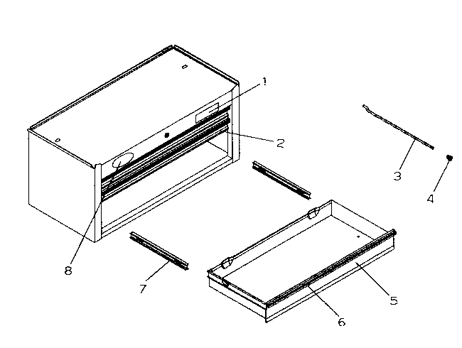 Craftsman 706630110 chest diagram