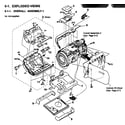 Sony DCR-SR62 cabinet parts 1 diagram