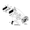 Sony DCR-SR62 cabinet parts 3 diagram