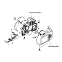 Sony DSC-H7 cabinet parts 1 diagram