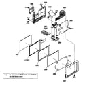 Sony DSC-H9 lcd assy diagram
