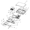 Samsung HT-X40T cabinet parts diagram