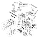 Kenmore 40180082700 cabinet parts diagram