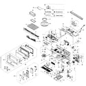 Kenmore 40180083700 cabinet parts diagram