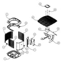 Carrier 24ANA160A0030030 cabinet parts 1 diagram