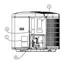 Carrier 24ANA160A0030030 cabinet parts 3 diagram