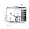 Carrier 24ANA724A0030020 cabinet parts 3 diagram