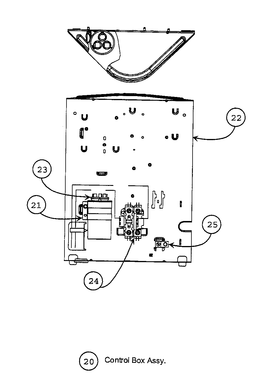 Carrier 24ABA436A0031010 control panel diagram