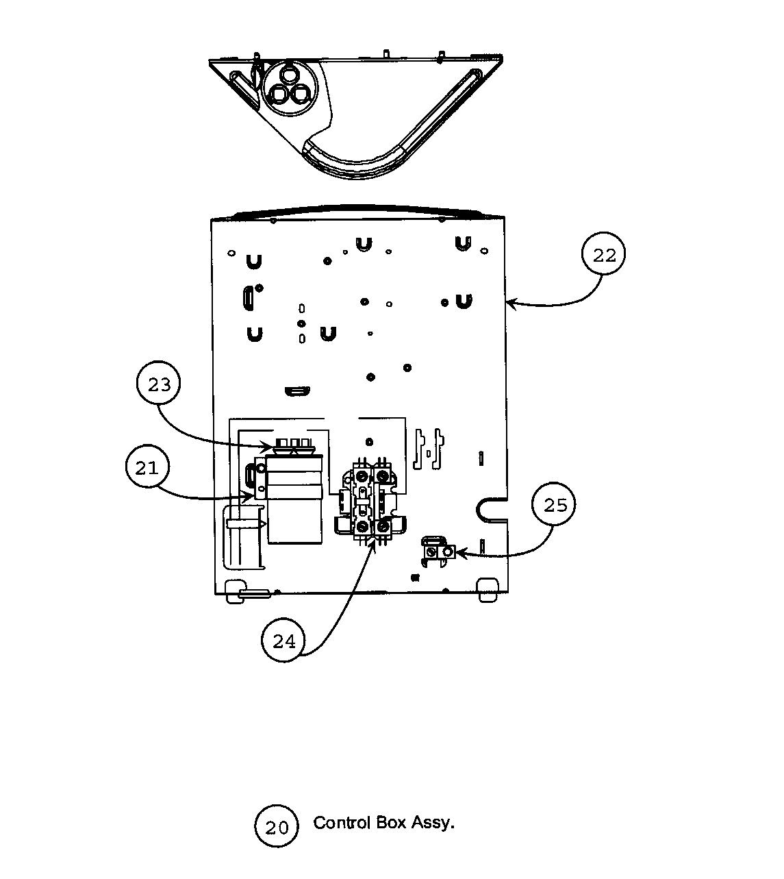 Carrier 24ABA430A0030010 control panel diagram