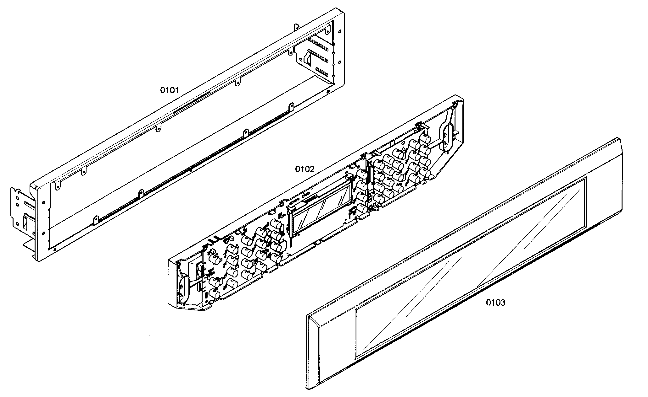 Thermador ME271EB01 control panel diagram