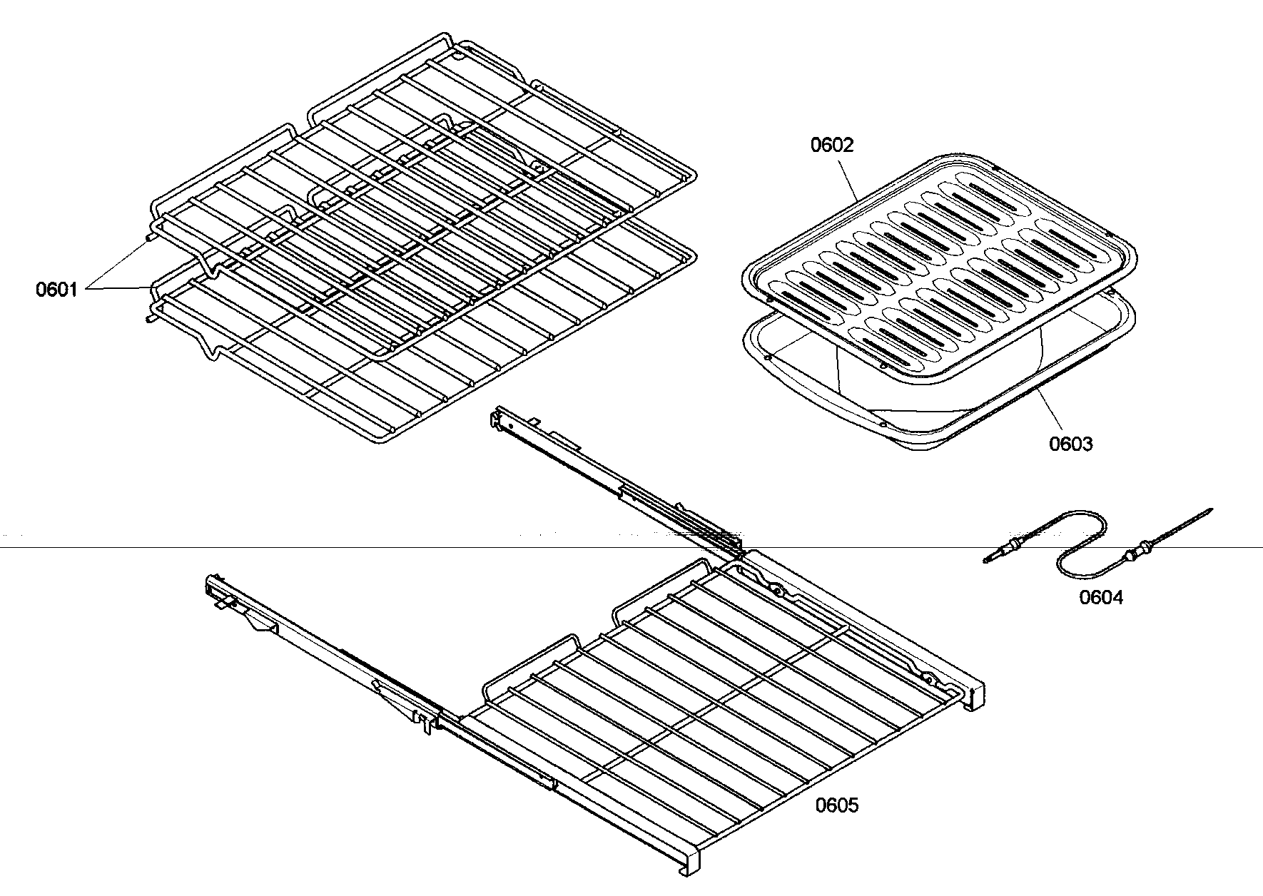 Thermador ME271ES01 shelf assy diagram
