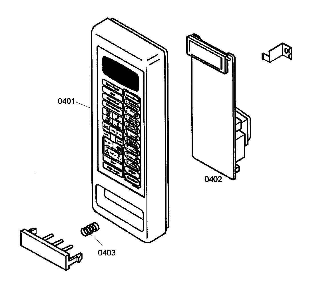 Thermador MEMC301ES01 microwave panel diagram
