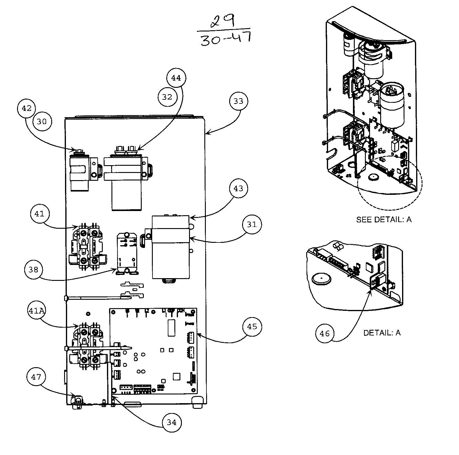 Carrier 25HNA624A0030020 control panel diagram