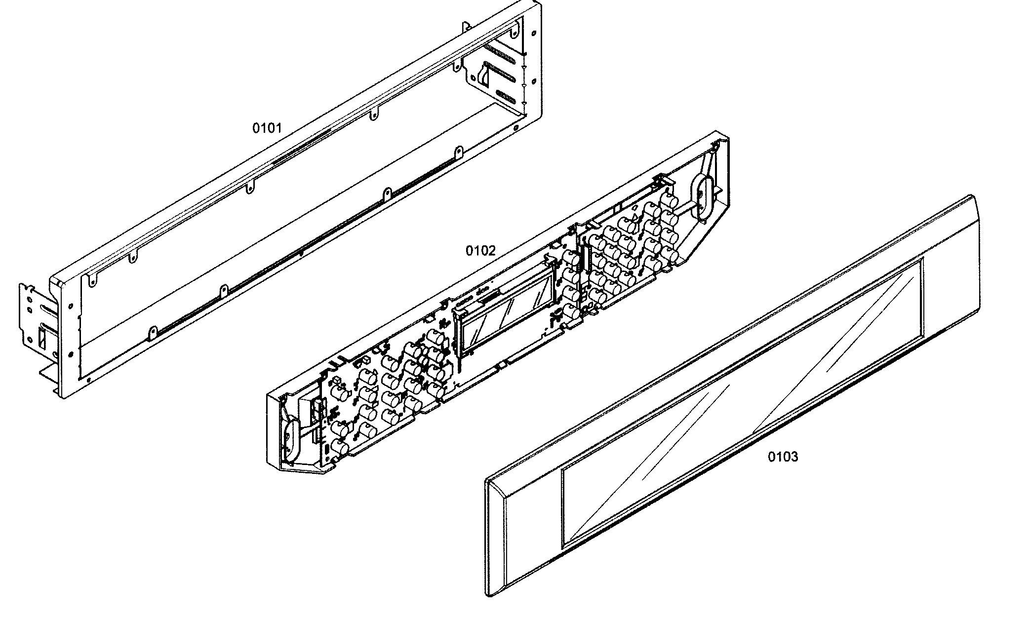 Thermador MEM271EB01 control panel diagram