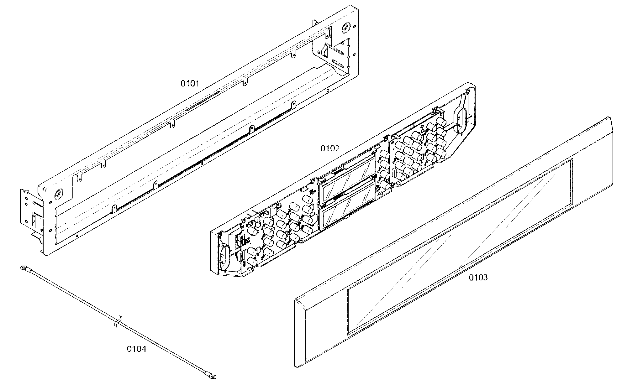 Thermador MED302EB01 control panel diagram