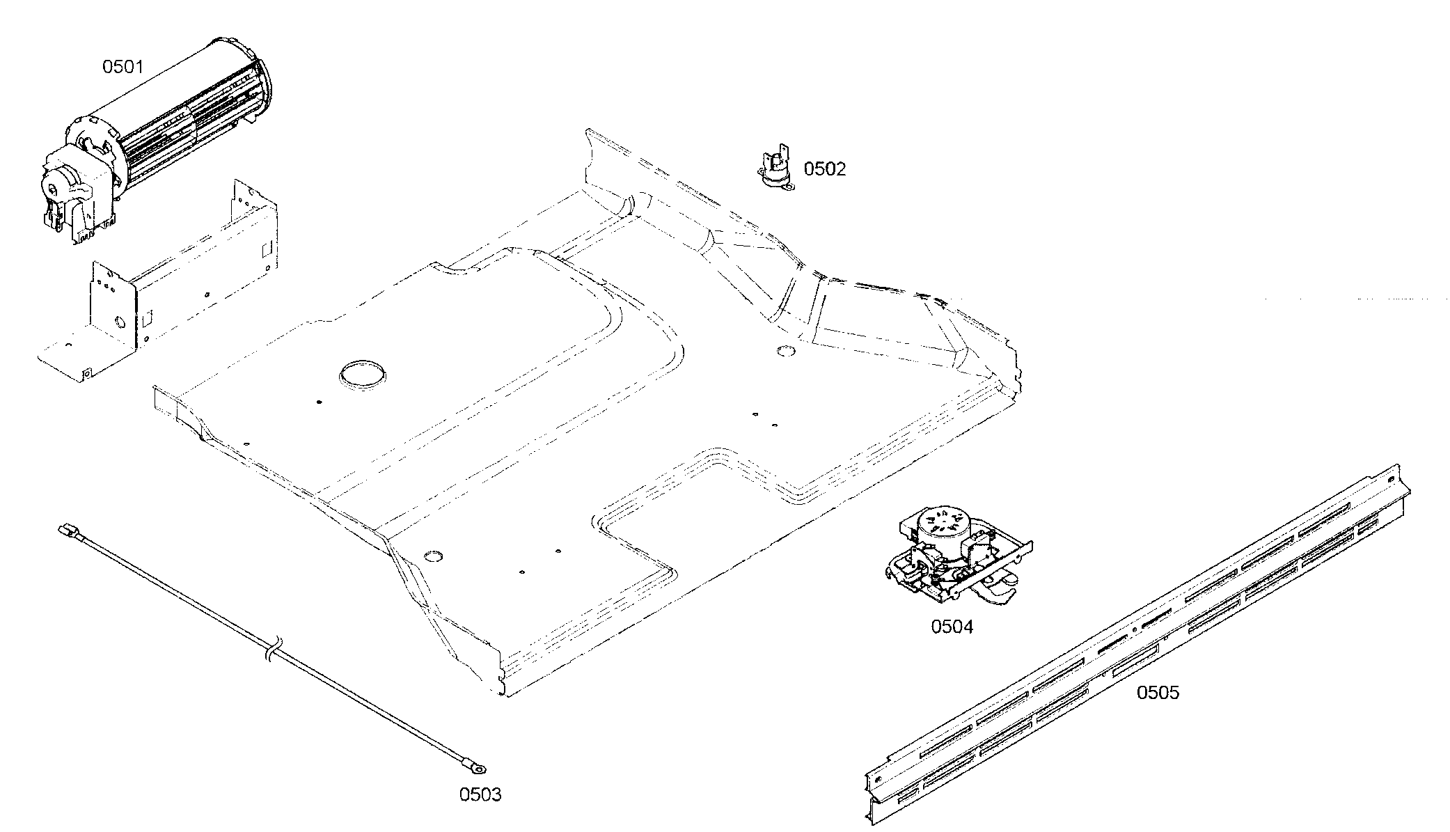 Thermador MED302ES01 ventilation diagram