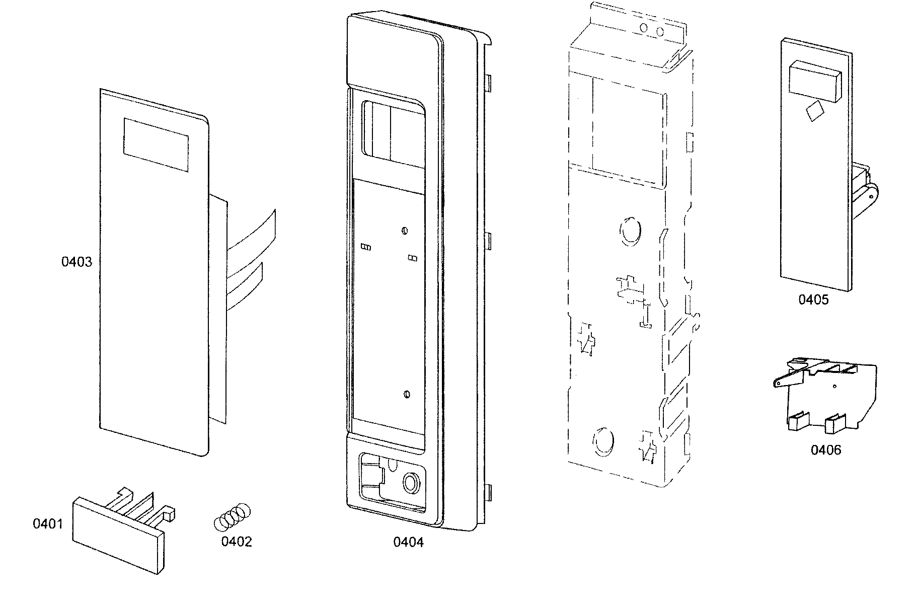 Thermador MEM301ES01 keypad diagram