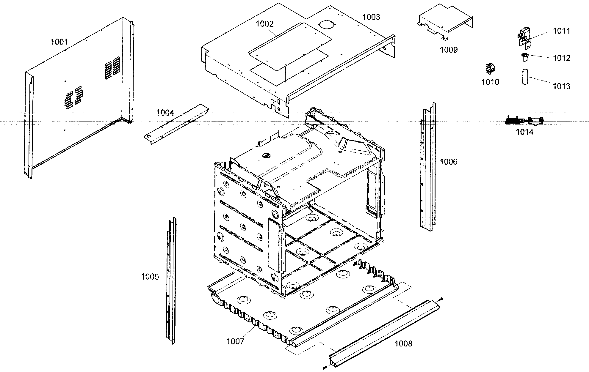 Thermador MEM301ES01 mounting diagram