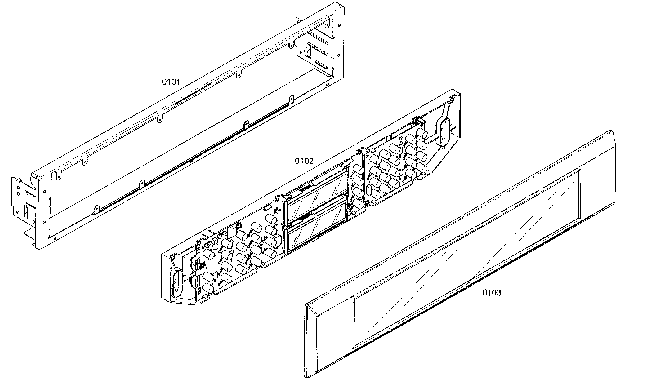 Thermador MED272EB01 control panel diagram