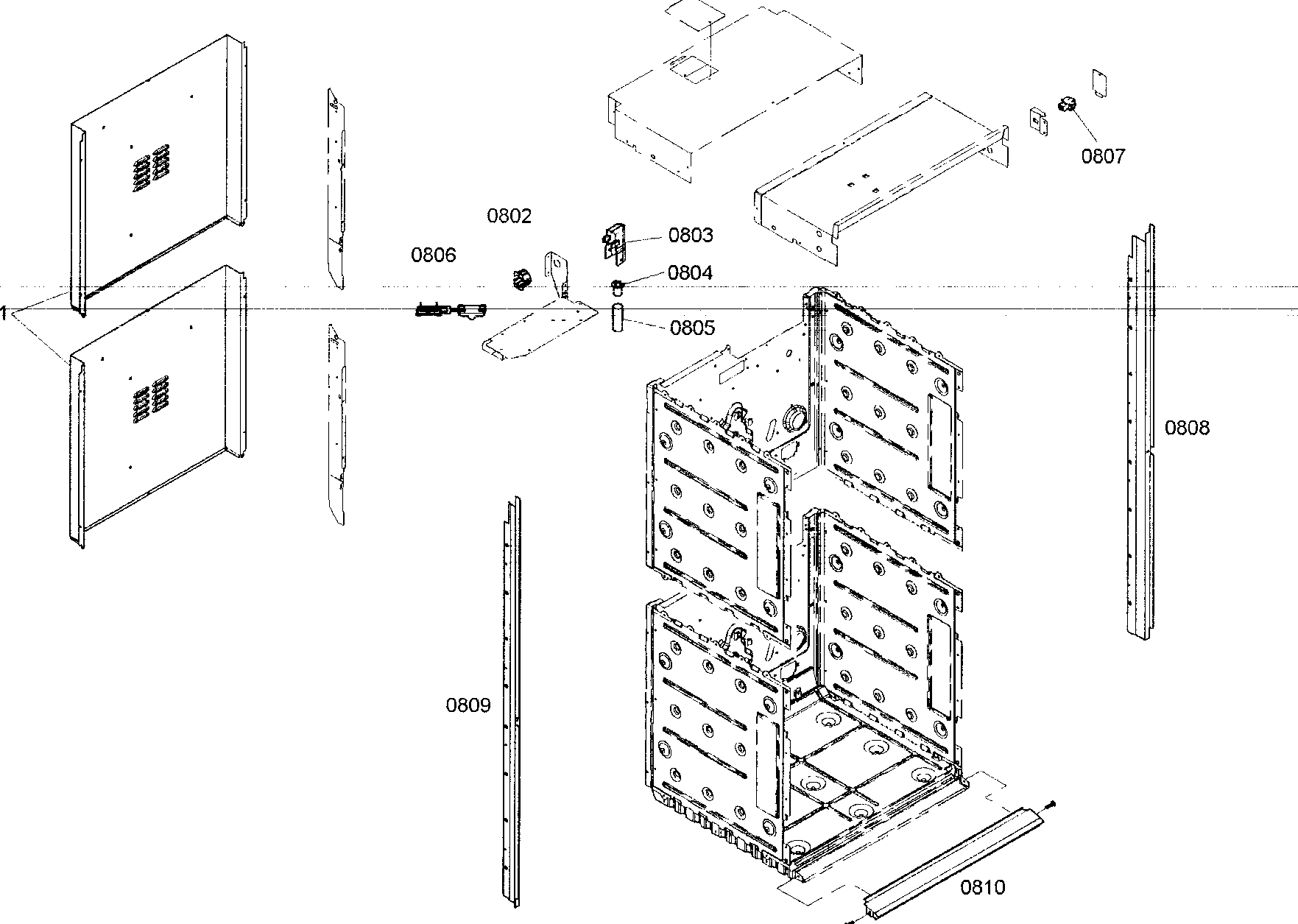 Thermador MED272EB01 mounting diagram