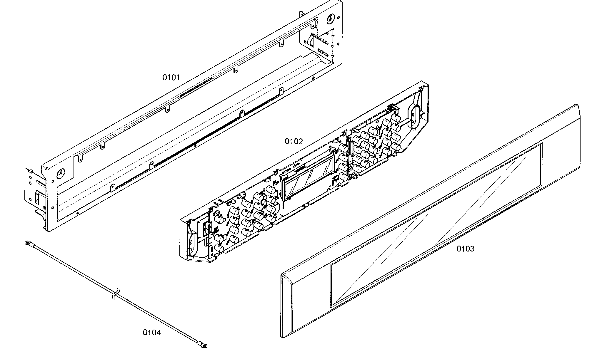 Thermador M301ES01 control panel diagram