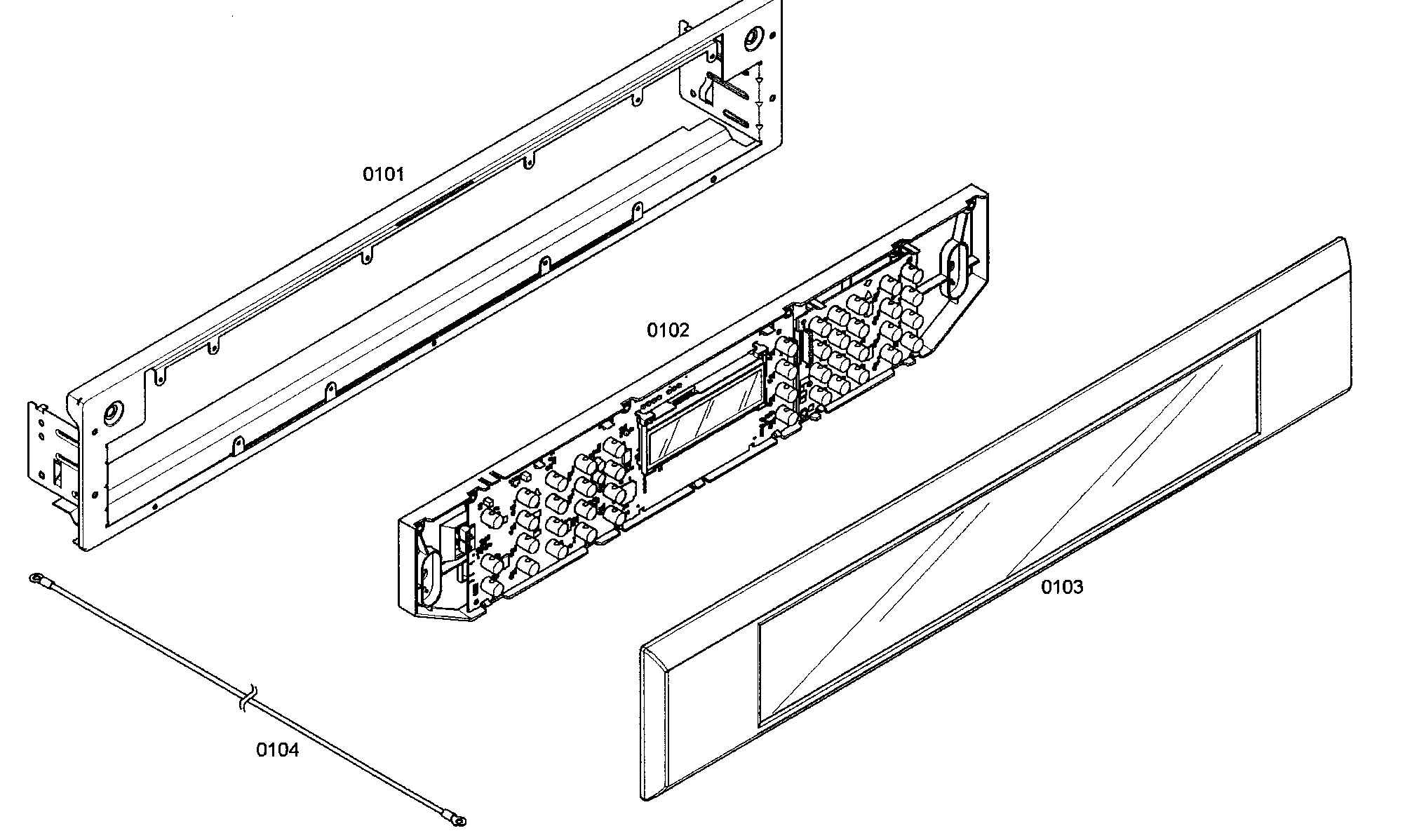 Thermador ME301ES01 control panel diagram
