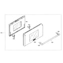 Thermador PRG364ELG01 door assy diagram