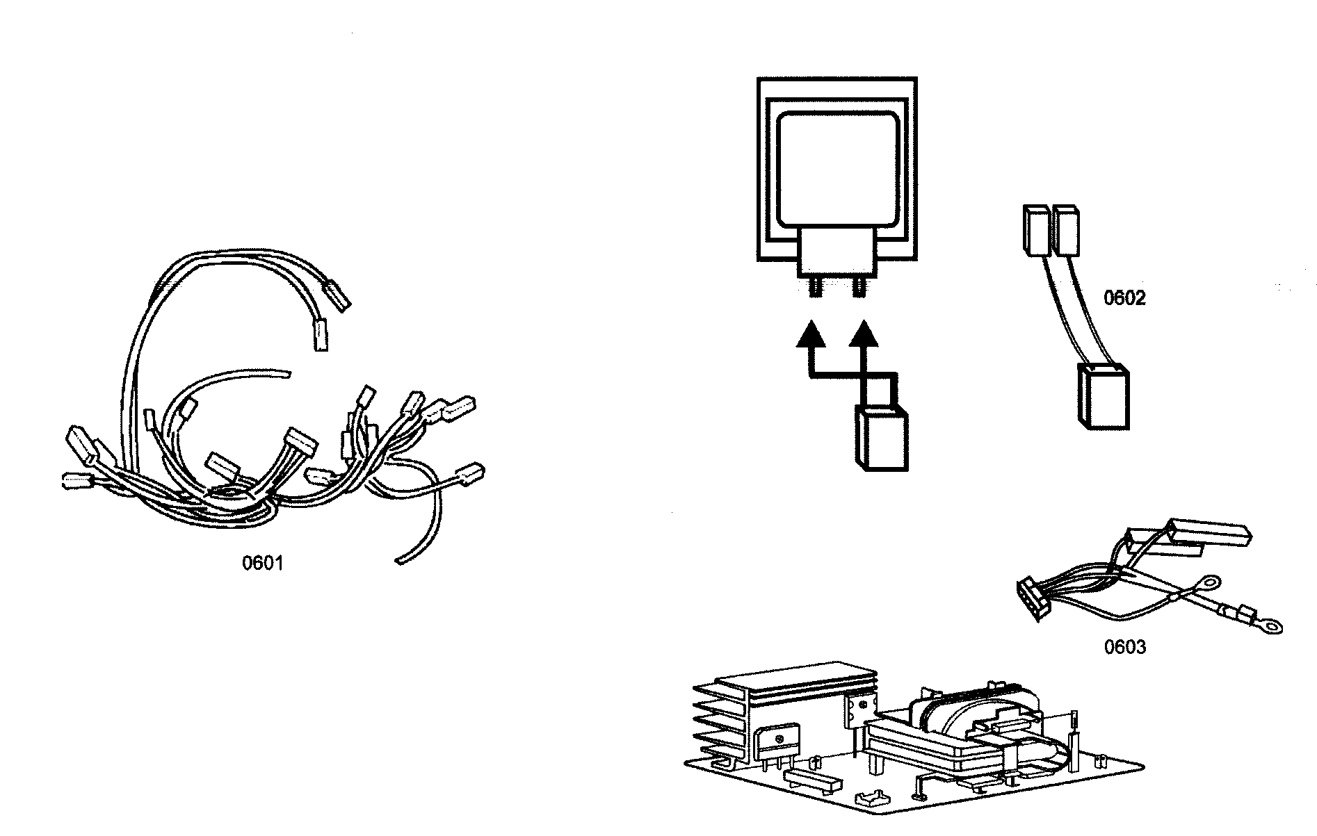 Thermador MEMW301ES01 wiring harness diagram