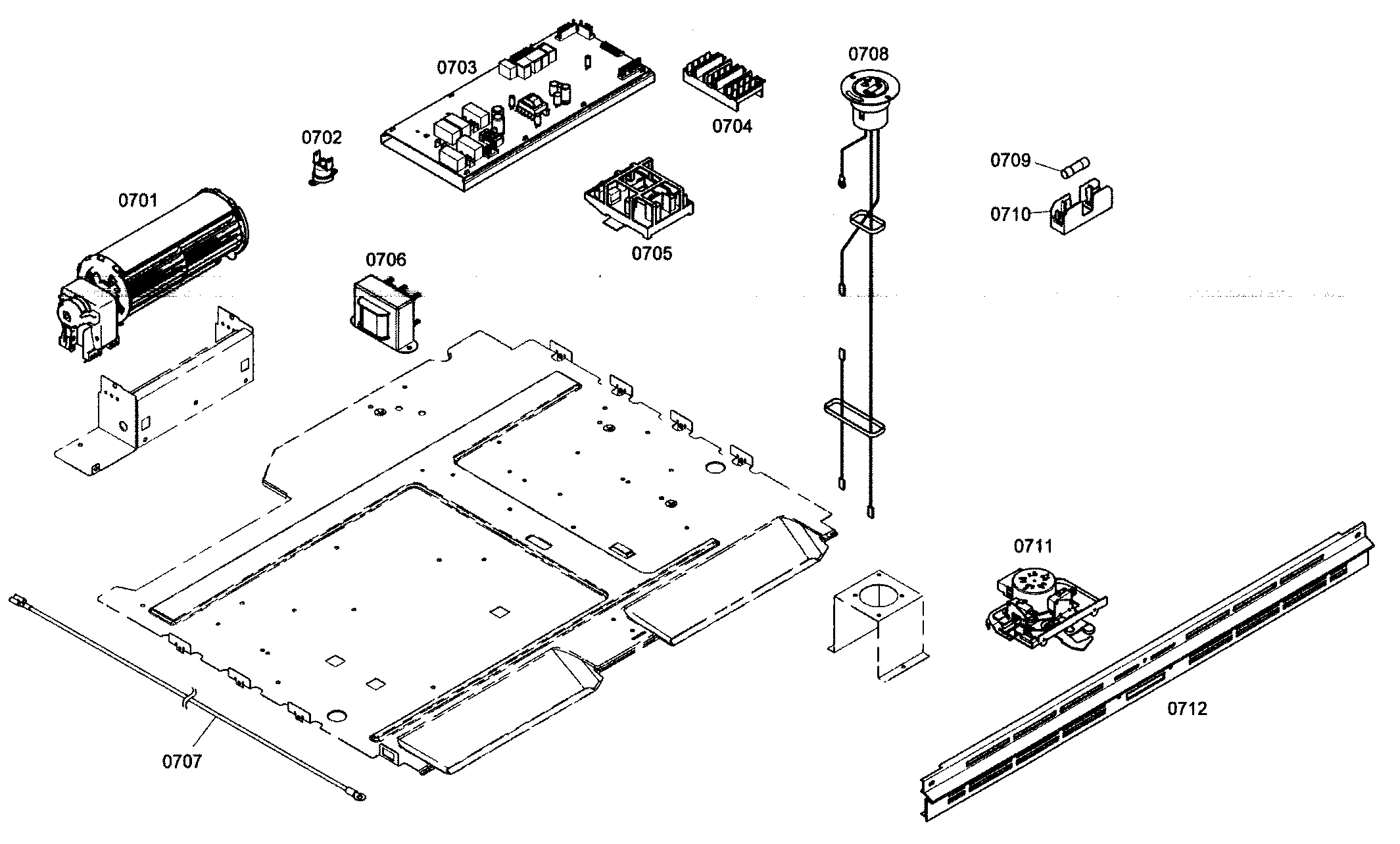 Thermador MEMW301ES01 control assy diagram