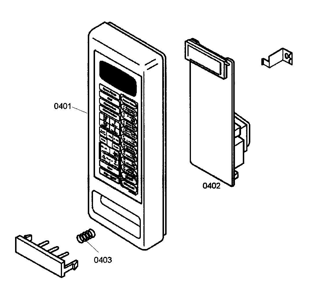 Thermador MEMCW301ES01 key pad diagram