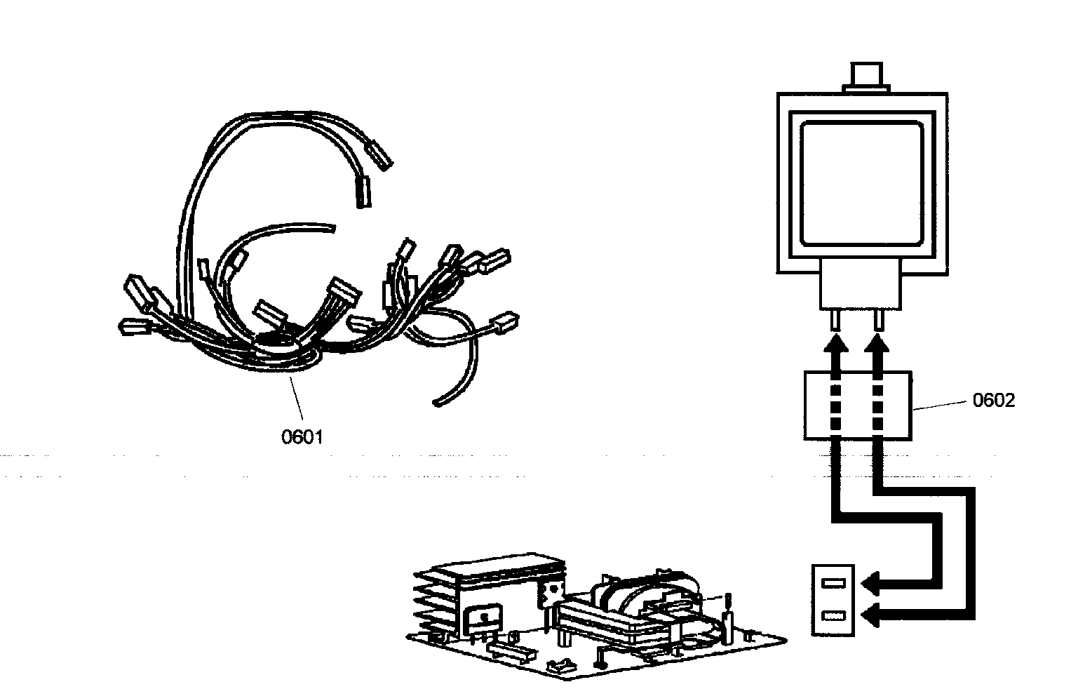 Thermador MEMCW301ES01 wiring harness diagram