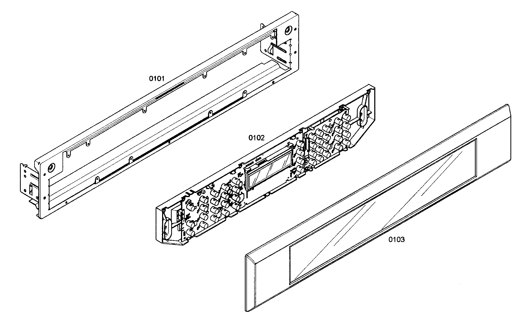Thermador MEMCW301EB01 control panel diagram