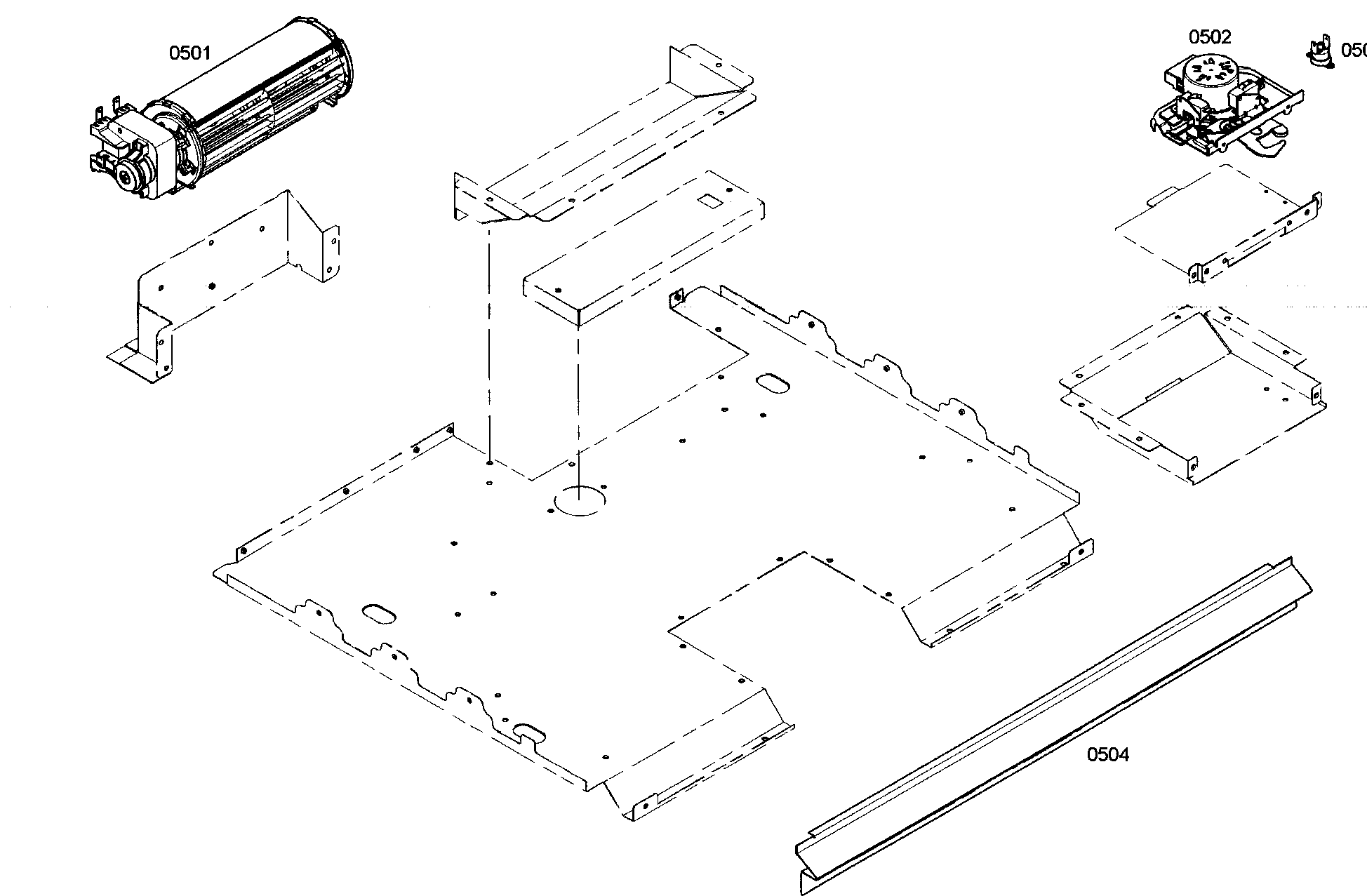 Thermador ME272ES01 bottom control assy diagram
