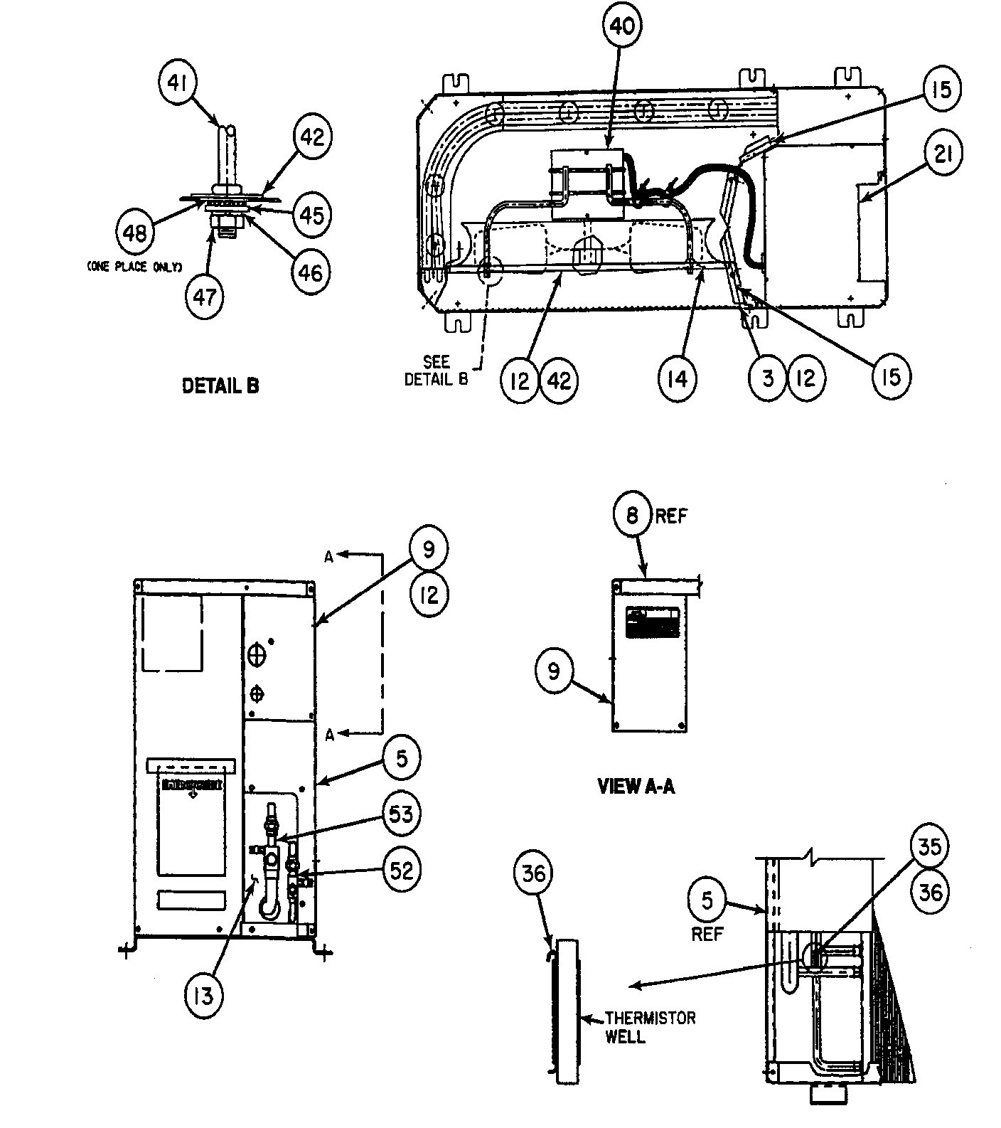 Carrier 38HDC048310 fan assy diagram
