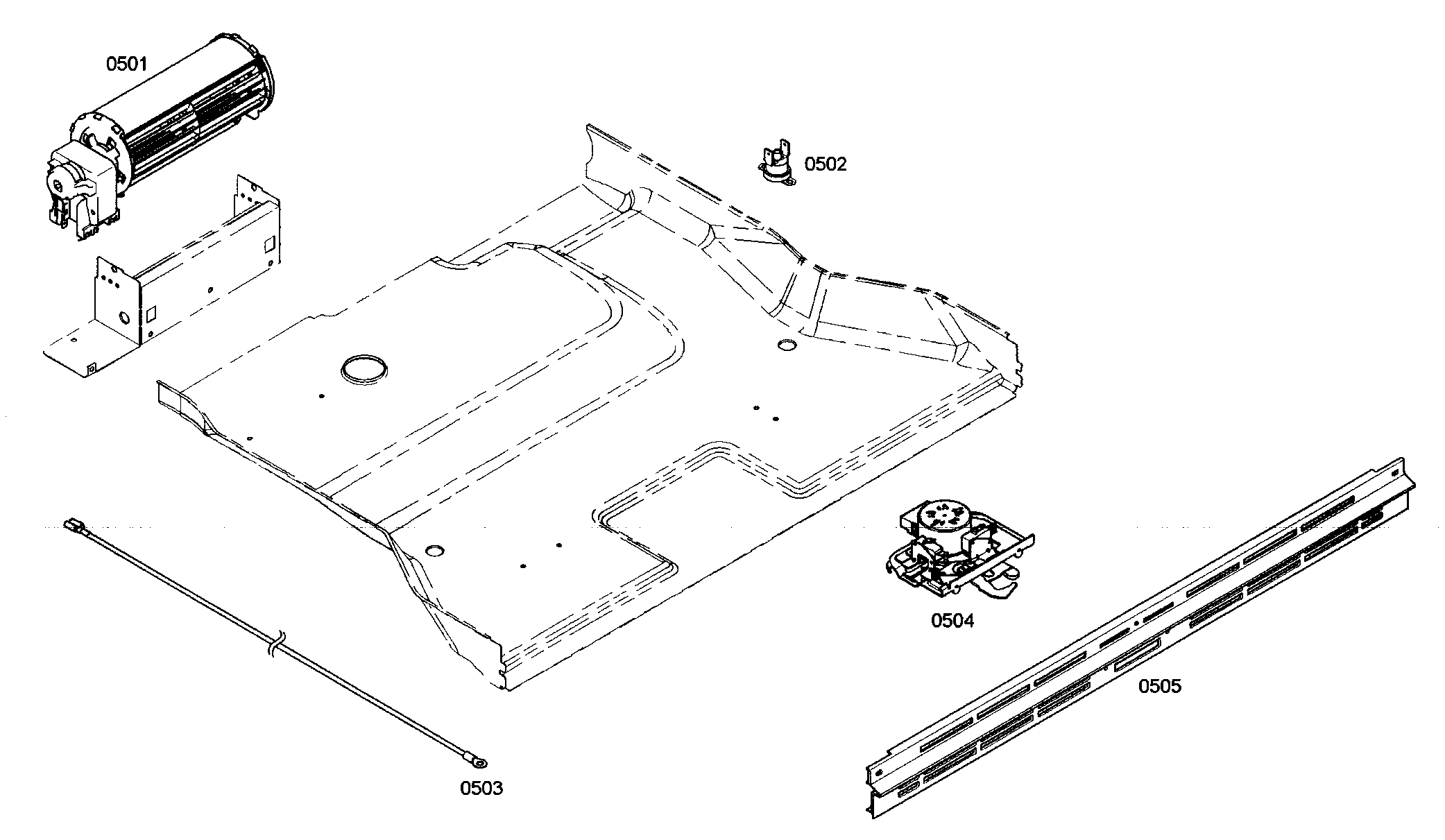 Thermador PODC30201 bottom control diagram