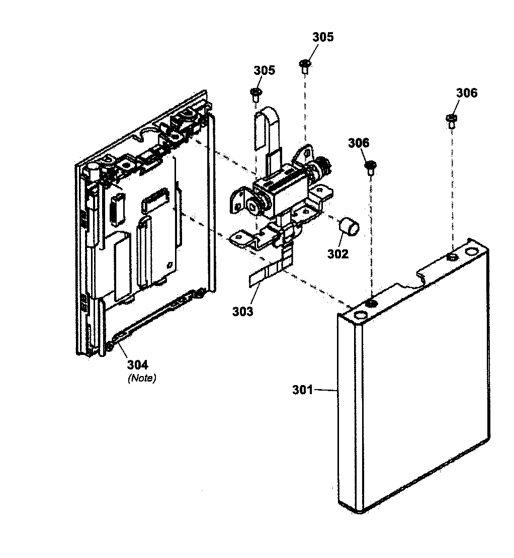 Sony NSC-GC1 display lcd block diagram