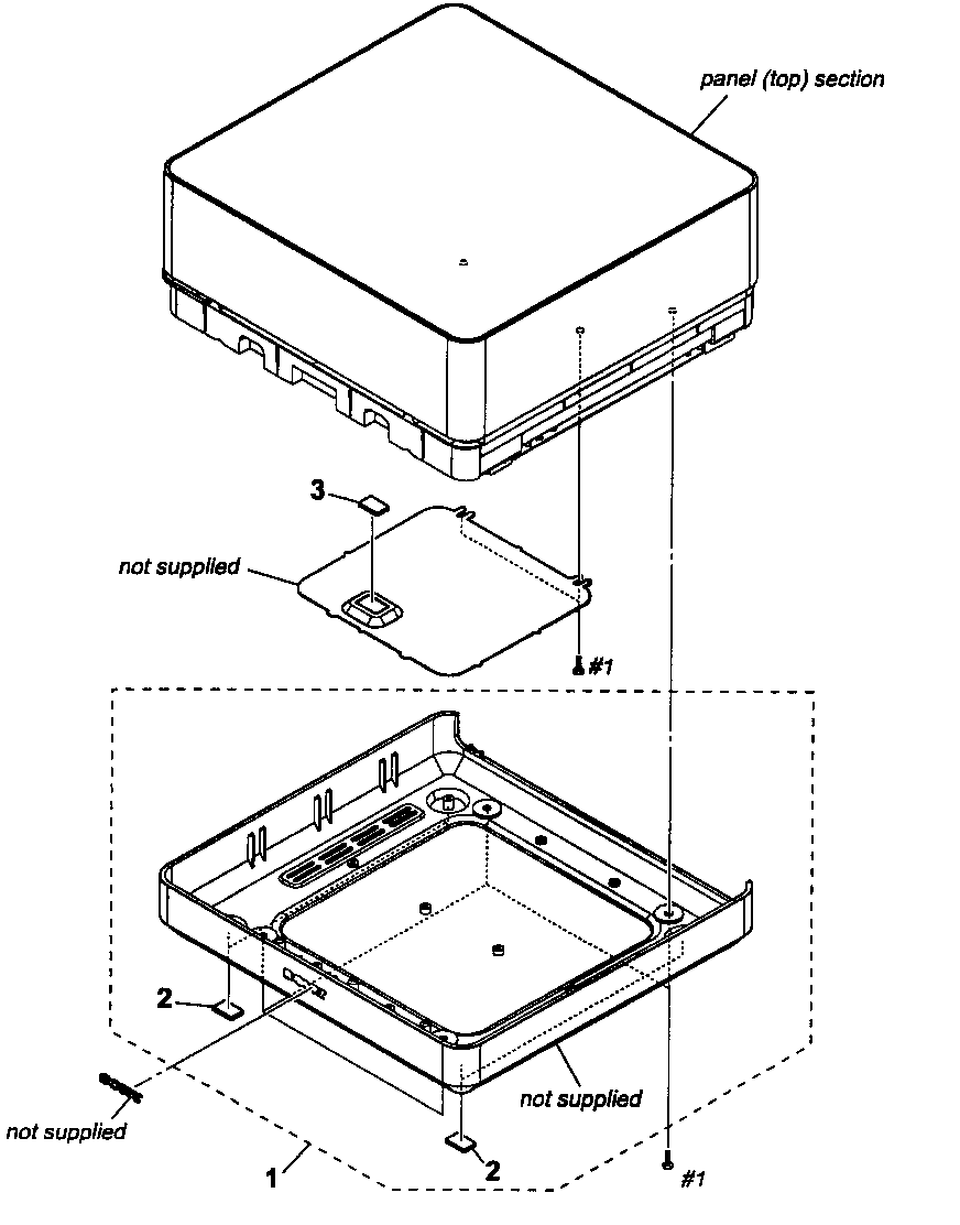 Sony HCD-IS10 bottom cover assy diagram