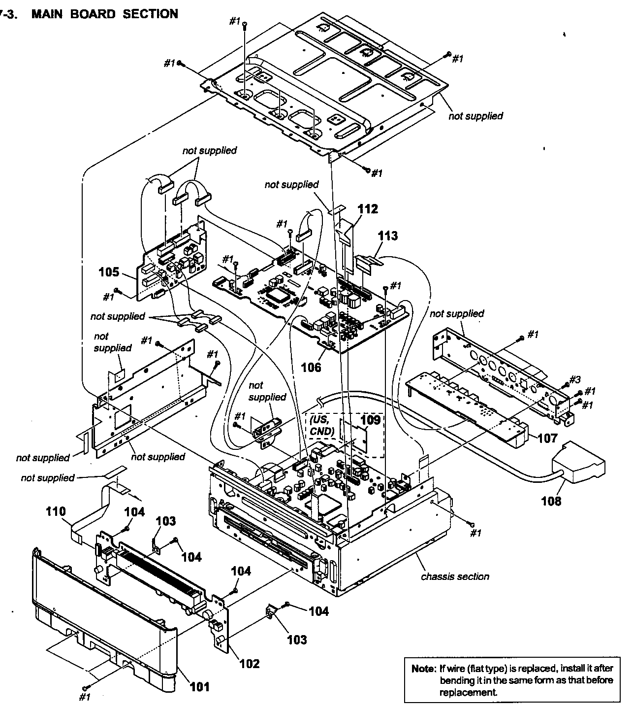 Sony HCD-IS10 main board diagram