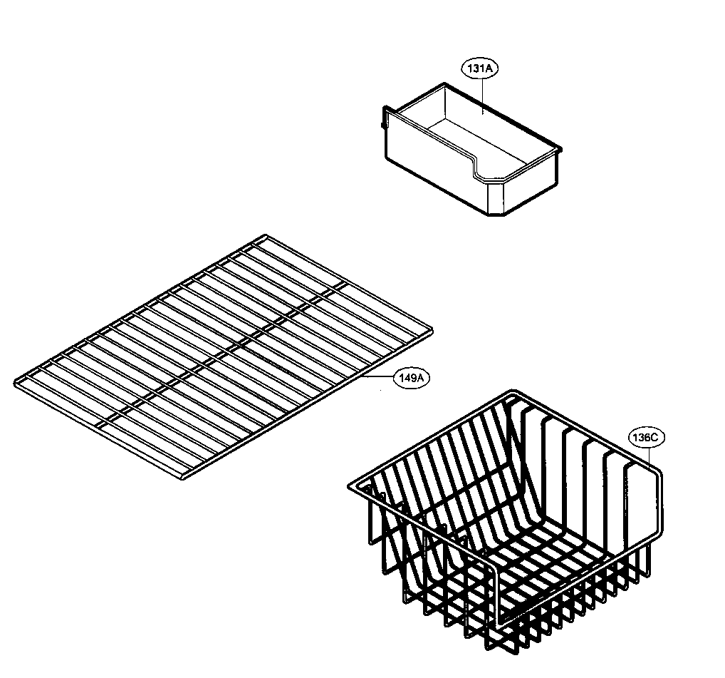 LG LRBC20512WW freezer parts diagram