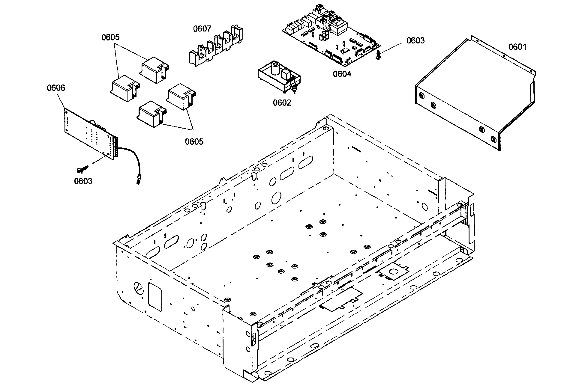 Thermador PRL364EDG05 control assy diagram