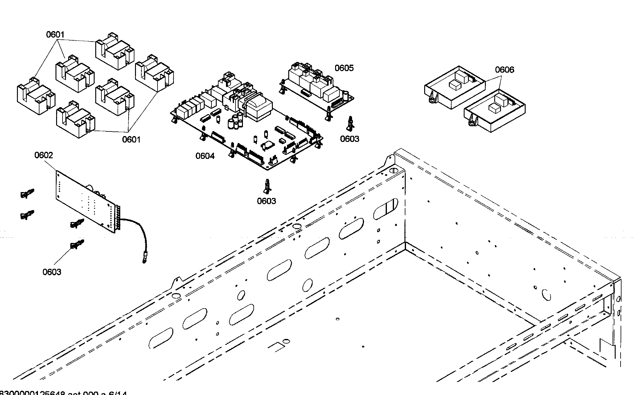 Thermador PRL486EDG03 control assy diagram