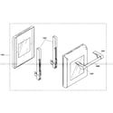 Thermador PRL486EDG04 small door diagram