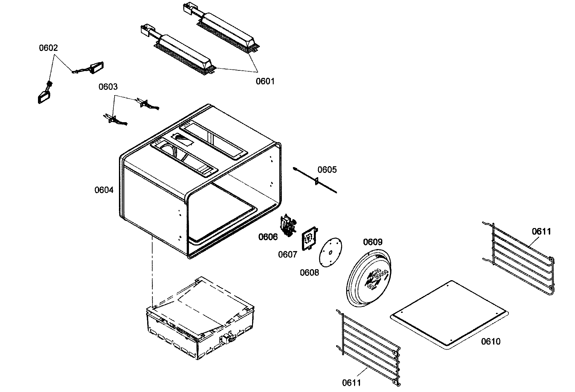 Thermador PRG366EG01 oven 1 diagram