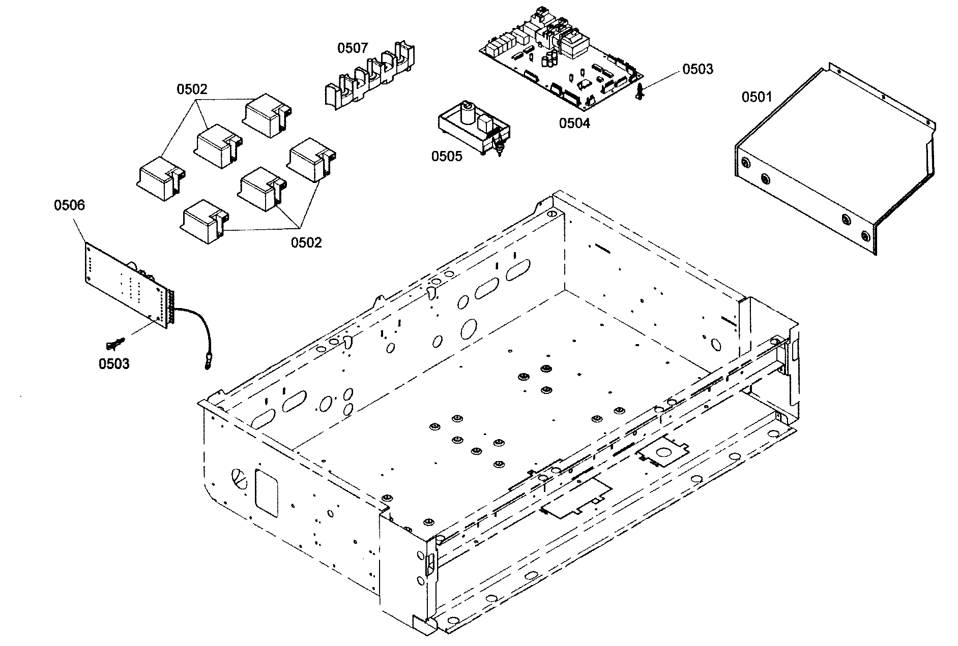 Thermador PRL366EG02 control assy diagram